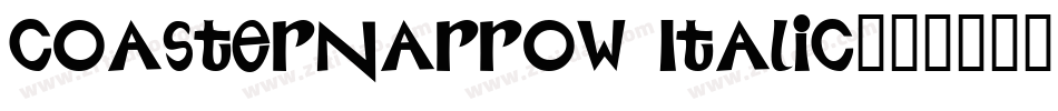 CoasterNarrow Italic字体转换
